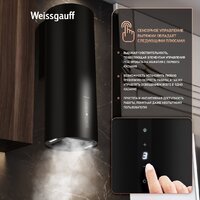 Кухонная вытяжка Weissgauff TUBUS 90 Black Edition (2025) - Превью изображения №5 — Интернет-магазин samo.by