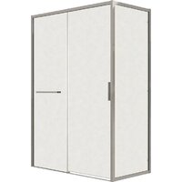 Grossman Style 130x80x195 120.K33.05.1380.10.02 (хром/стекло шиншилла)