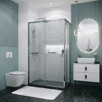 Душевой уголок Grossman Style 130x80x195 120.K33.05.1380.10.02 (хром/стекло шиншилла) - Превью изображения №7 — Интернет-магазин samo.by