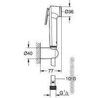 Гигиенический душ Grohe Tempesta-F Trigger Spray 30 26352000 - Превью изображения №2 — Интернет-магазин samo.by