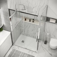 Душевой уголок Grossman Cosmo 100x80x195 120.K33.02.1080.10.00 (хром/прозрачное стекло) - Превью изображения №9 — Интернет-магазин samo.by