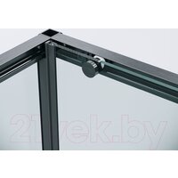 Душевой уголок Grossman Galaxy 110х100х195 120.K33.01.1110.42.00 (графит сатин/прозрачное стекло) - Превью изображения №5 — Интернет-магазин samo.by