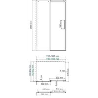 Душевой уголок Wasserkraft Alme 15R06 - Превью изображения №4 — Интернет-магазин samo.by