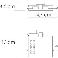Держатель для туалетной бумаги Wasserkraft Rhin K-8725 - Превью изображения №2 — Интернет-магазин samo.by