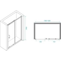 Душевая дверь RGW PA-14 B 41081416-14 160 (черный/прозрачное стекло) - Превью изображения №4 — Интернет-магазин samo.by