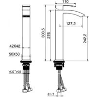 Смеситель Grocenberg GB3007 (графит) - Превью изображения №4 — Интернет-магазин samo.by