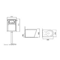 Унитаз приставной SantiLine SL-5020 + SL-02 - Превью изображения №2 — Интернет-магазин samo.by