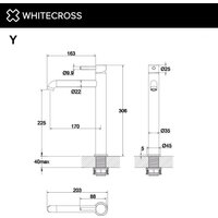 Смеситель Whitecross Y1212CPB (брашированная медь) - Превью изображения №3 — Интернет-магазин samo.by