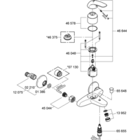 Смеситель Grohe Euroeco 32743000 - Превью изображения №3 — Интернет-магазин samo.by