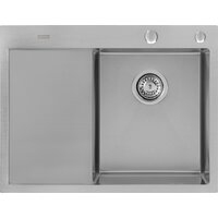 Кухонная мойка ARFEKA ECO AR 650*500 R SATIN - Превью изображения №2 — Интернет-магазин samo.by