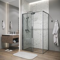Душевой уголок Grossman Galaxy 110x90x195 120.K33.01.1190.42.00 (графит сатин/прозрачное стекло) - Превью изображения №8 — Интернет-магазин samo.by