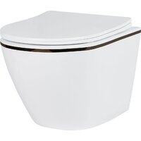 Унитаз подвесной Roxen Antares Black в комплекте с инсталляцией StounFix Dual Fresh 6 в 1 868551 (кнопка: белый глянцевая) - Превью изображения №6 — Интернет-магазин samo.by