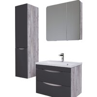 Grossman Шкаф с зеркалом Талис 70 L 207006 (бетон пайн)