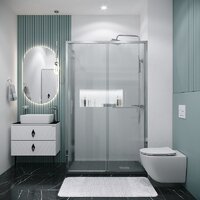 Душевой уголок Grossman Style 130x90x195 120.K33.05.1390.10.02 (хром/стекло шиншилла) - Превью изображения №10 — Интернет-магазин samo.by