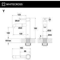 Смеситель Whitecross Y1211CPB - Превью изображения №3 — Интернет-магазин samo.by