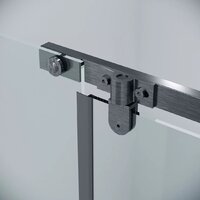Душевой уголок Grossman Pragma 110x80x195 120.K33.03.1180.42.00 (графит сатин/прозрачное стекло) - Превью изображения №5 — Интернет-магазин samo.by