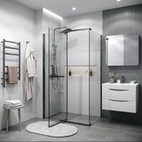 Душевой уголок Grossman Pragma 110x80x195 120.K33.03.1180.42.00 (графит сатин/прозрачное стекло) - Превью изображения №9 — Интернет-магазин samo.by