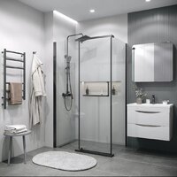 Душевой уголок Grossman Pragma 110x80x195 120.K33.03.1180.42.00 (графит сатин/прозрачное стекло) - Превью изображения №7 — Интернет-магазин samo.by