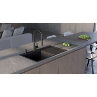 Кухонная мойка Omoikiri Akisame 86-GB-R Side (графит) - Превью изображения №3 — Интернет-магазин samo.by