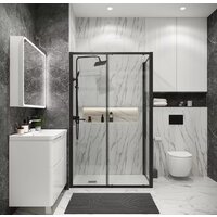 Душевой уголок Grossman Cosmo 110x80x195 120.K33.02.1180.21.00 (черный матовый/прозрачное стекло) - Превью изображения №7 — Интернет-магазин samo.by