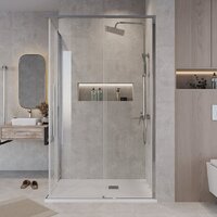 Душевой уголок Grossman Galaxy 110x90x195 300.K33.01.1190.10.00 (хром/прозрачное стекло) - Превью изображения №8 — Интернет-магазин samo.by