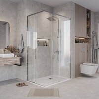 Душевой уголок Grossman Galaxy 110x90x195 300.K33.01.1190.10.00 (хром/прозрачное стекло) - Превью изображения №10 — Интернет-магазин samo.by