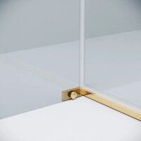Душевой уголок Grossman Pragma 100x90x195 120.K33.03.1090.32.00 (золото сатин/стекло прозрачное) - Превью изображения №5 — Интернет-магазин samo.by
