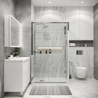 Душевой уголок Grossman Cosmo 100x90x195 120.K33.02.1090.10.00 (хром/прозрачное стекло) - Превью изображения №7 — Интернет-магазин samo.by