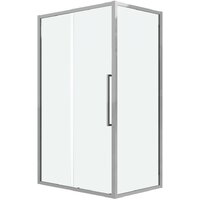 Grossman Cosmo 100x90x195 120.K33.02.1090.10.00 (хром/прозрачное стекло)