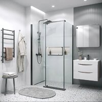 Душевой уголок Grossman Pragma 100x80x195 120.K33.03.1080.21.00 (черный матовый/стекло прозрачное) - Превью изображения №7 — Интернет-магазин samo.by