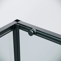 Душевой уголок Grossman Galaxy 130х100х195 120.K33.01.1310.21.00 (черный матовый/прозрачное стекло) - Превью изображения №5 — Интернет-магазин samo.by
