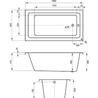 Ванна Wellsee FreeDom 165x80 231102000 (встраиваемая ванна белый глянец) - Превью изображения №8 — Интернет-магазин samo.by