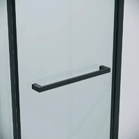 Душевой уголок Grossman Style 110x90x195 120.K33.05.1190.21.00 (черный матовый/прозрачное стекло) - Превью изображения №2 — Интернет-магазин samo.by