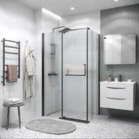 Душевой уголок Grossman Pragma 110x90x195 120.K33.03.1190.21.02 (черный матовый/стекло шиншилла) - Превью изображения №8 — Интернет-магазин samo.by