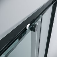 Душевой уголок Grossman Galaxy 110x90x195 300.K33.01.1190.21.00 (черный матовый/прозрачное стекло) - Превью изображения №5 — Интернет-магазин samo.by