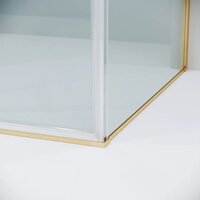 Душевой уголок Grossman Galaxy 130х100х195 120.K33.01.1310.32.00 (золото сатин/прозрачное стекло) - Превью изображения №3 — Интернет-магазин samo.by