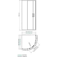 Душевой уголок Wasserkraft Lippe 45S00 - Превью изображения №3 — Интернет-магазин samo.by
