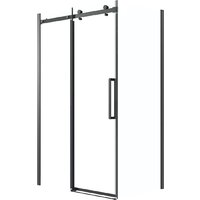 Grossman Classic 100x70x195 120.K33.04.1070.21.00 (черный матовый/стекло прозрачное)