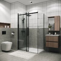 Душевой уголок Grossman Classic 100x70x195 120.K33.04.1070.21.00 (черный матовый/стекло прозрачное) - Превью изображения №8 — Интернет-магазин samo.by