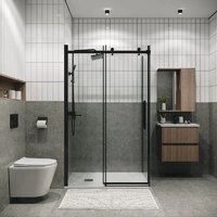 Душевой уголок Grossman Classic 100x70x195 120.K33.04.1070.21.00 (черный матовый/стекло прозрачное) - Превью изображения №7 — Интернет-магазин samo.by