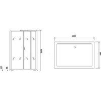 Душевая кабина Niagara NG- 6012-01QL 120x80x210 (прозрачное стекло) - Превью изображения №3 — Интернет-магазин samo.by