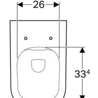 Унитаз Geberit Smyle Square 500.208.01.1 - Превью изображения №2 — Интернет-магазин samo.by