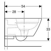 Унитаз Geberit Smyle Square 500.208.01.1 - Превью изображения №4 — Интернет-магазин samo.by