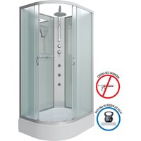 Душевая кабина Niagara NG-33084-14RBKTG 100x80 (матовое стекло) - Превью изображения №3 — Интернет-магазин samo.by