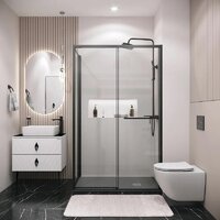Душевой уголок Grossman Style 120x90x195 120.K33.05.1290.21.00 (черный матовый/прозрачное стекло) - Превью изображения №7 — Интернет-магазин samo.by