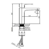 Смеситель Altrobagno Lamberto 0139 GrMt - Превью изображения №7 — Интернет-магазин samo.by