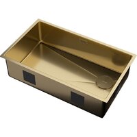 Кухонная мойка ZorG Zerox 74 U / IF Side SF PVD Gold - Превью изображения №2 — Интернет-магазин samo.by