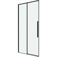 Grossman Galaxy 120x195 1/2.K33.01.12.21.00 (черный матовый/стекло прозрачное)