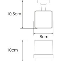 Держатель для стакана Wasserkraft Rhin K-8728 - Превью изображения №2 — Интернет-магазин samo.by