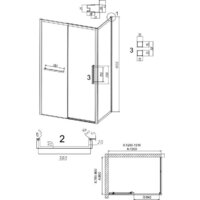 Душевой уголок Grossman Style 130x80x195 120.K33.05.1380.21.00 (черный матовый/прозрачное стекло) - Превью изображения №11 — Интернет-магазин samo.by